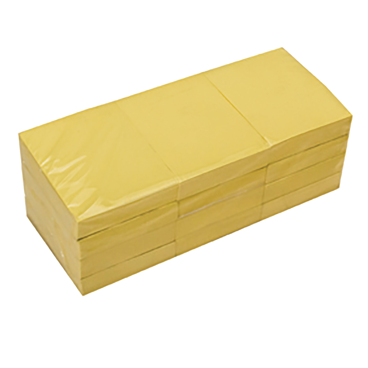 Χαρτάκια σημειώσεων Sticky 38x51mm (12 σετ) Κίτρινα