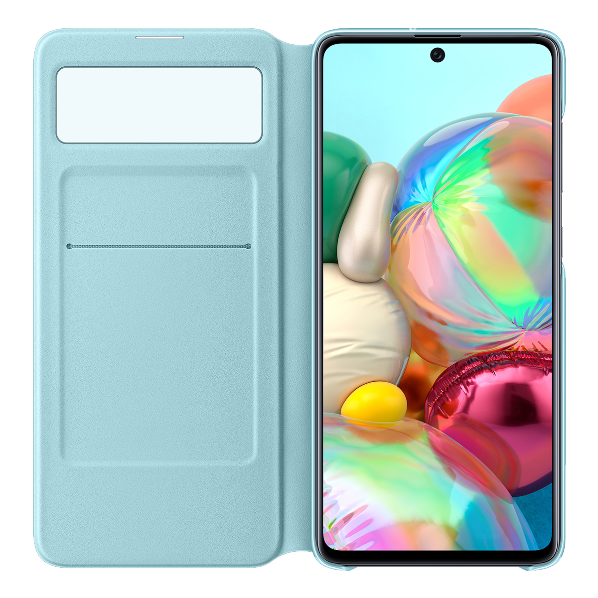 Θήκη S View Wallet SAMSUNG Galaxy A71 Μαύρη - 2