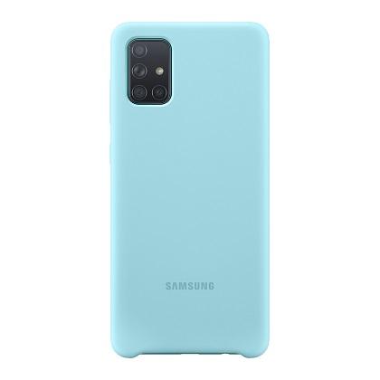 silicone case SAMSUNG Galaxy A71 blue