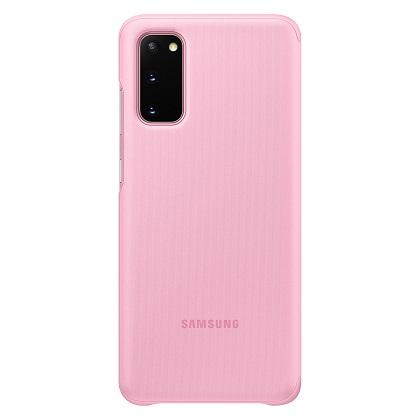 case Clear View Cover SAMSUNG Galaxy S20 pink