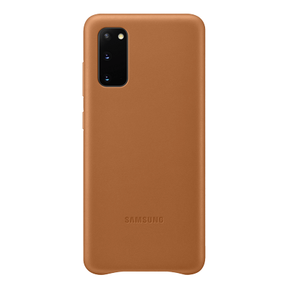 Leather case SAMSUNG Galaxy S20 Brown