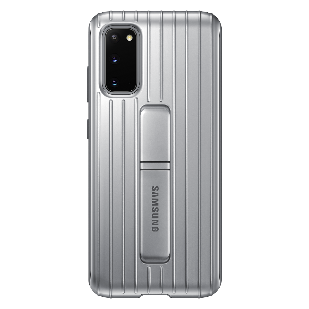 Θήκη Protective Standing Cover SAMSUNG Galaxy S20 Ασημί