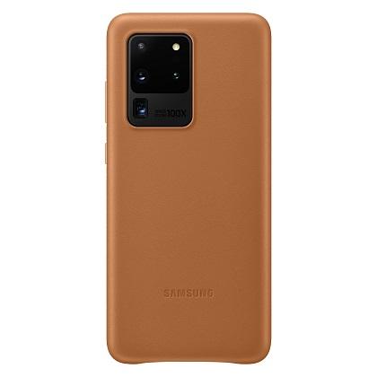 leather case SAMSUNG Galaxy S20 Ultra brown