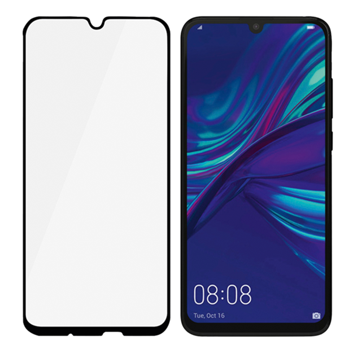 Γυαλί προστασίας οθόνης με πλαίσιο PANZERGLASS Case Friendly για τα HUAWEI P Smart/ P Smart 2019/ HONOR 10 Lite/ 10i