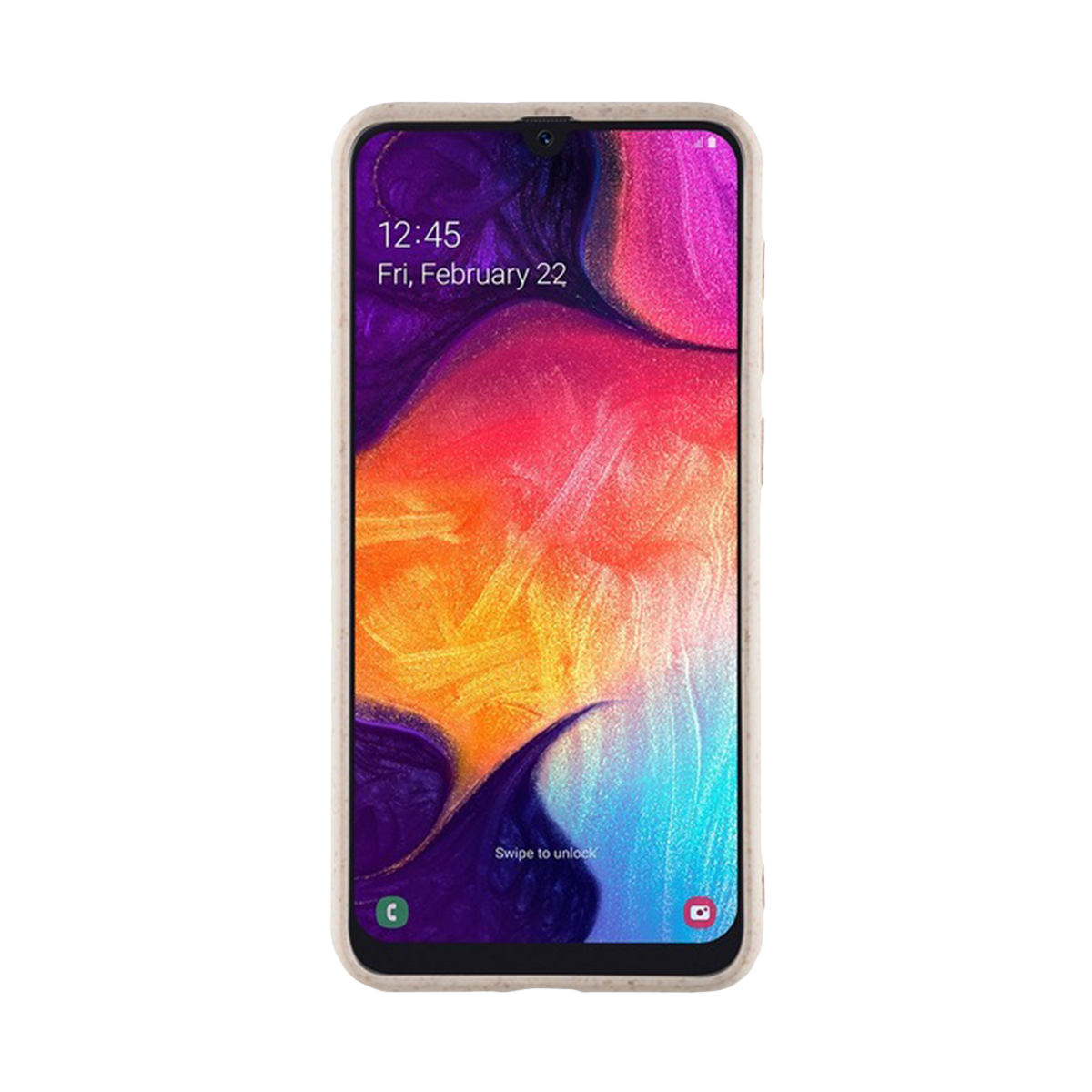 Θήκη bamboo MUVIT για τα SAMSUNG Galaxy A50/ A30s Λευκή - 2