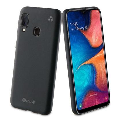 case recycle MUVIT for SAMSUNG Galaxy A20e black