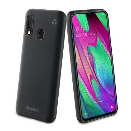 case recycle MUVIT for SAMSUNG Galaxy A40 black