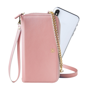 Θήκη wallet CELLY Venere για Smartphones έως 6.5'' Ροζ