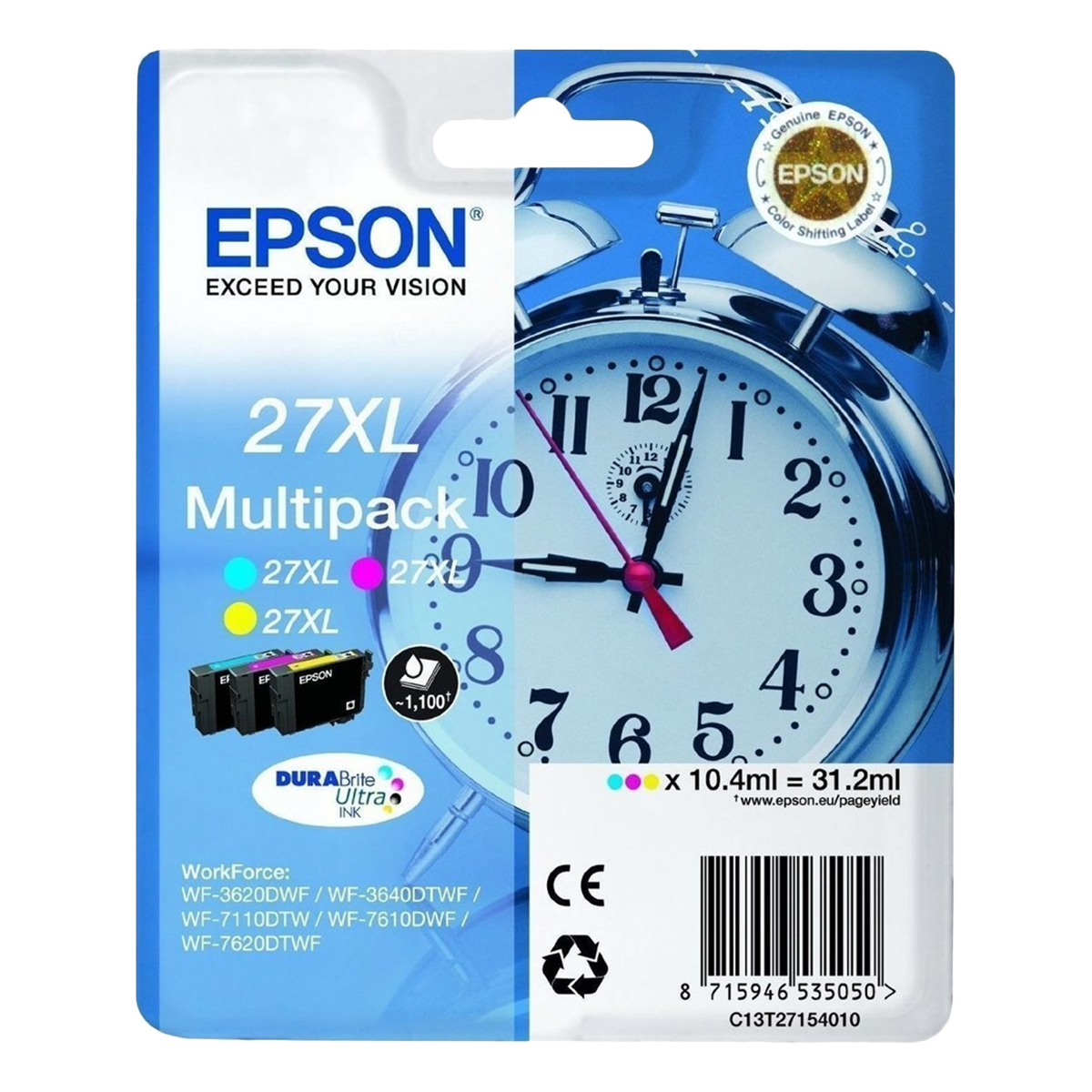 EPSON μελάνι 27XL DURABrite Ultra Multipack