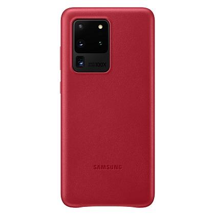 leather case SAMSUNG Galaxy S20 Ultra red