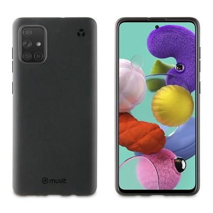 CASE MUVIT SAMSUNG A51 RECYCLETEK BLACK