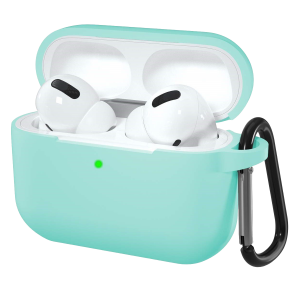 Θήκη σιλικόνης FoneFX για τα APPLE AirPods Pro Ανοιχτό Πράσινο/ Μπλε