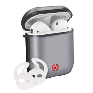 Θήκη CELLY Aircase Volcano για την APPLE AirPods Charging Case Μαύρη