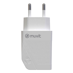 Φορτιστής ταξιδίου MUVIT 2.4A Λευκό