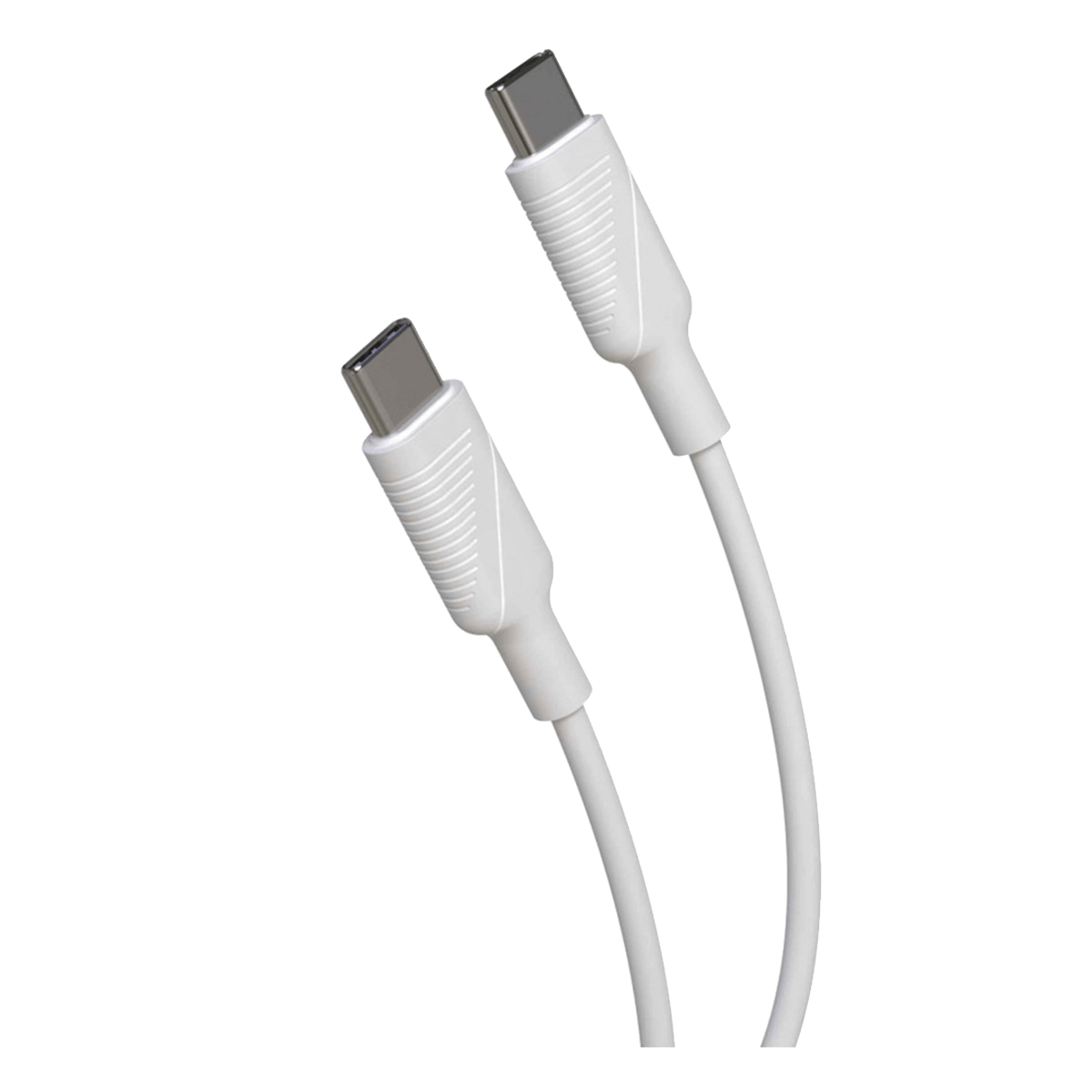 Καλώδιο USB Type-C σε Type-C MUVIT 1.2 μέτρα Λευκό - 2