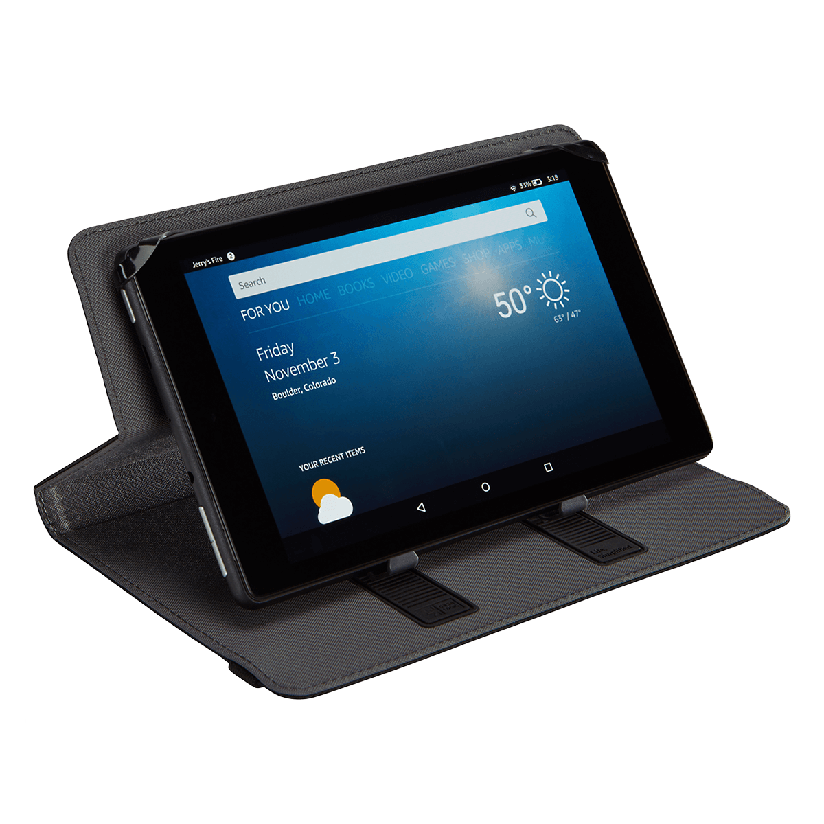 Θήκη Universal Folio CASELOGIC Surefit για Tablet 7'' Μαύρη - 3