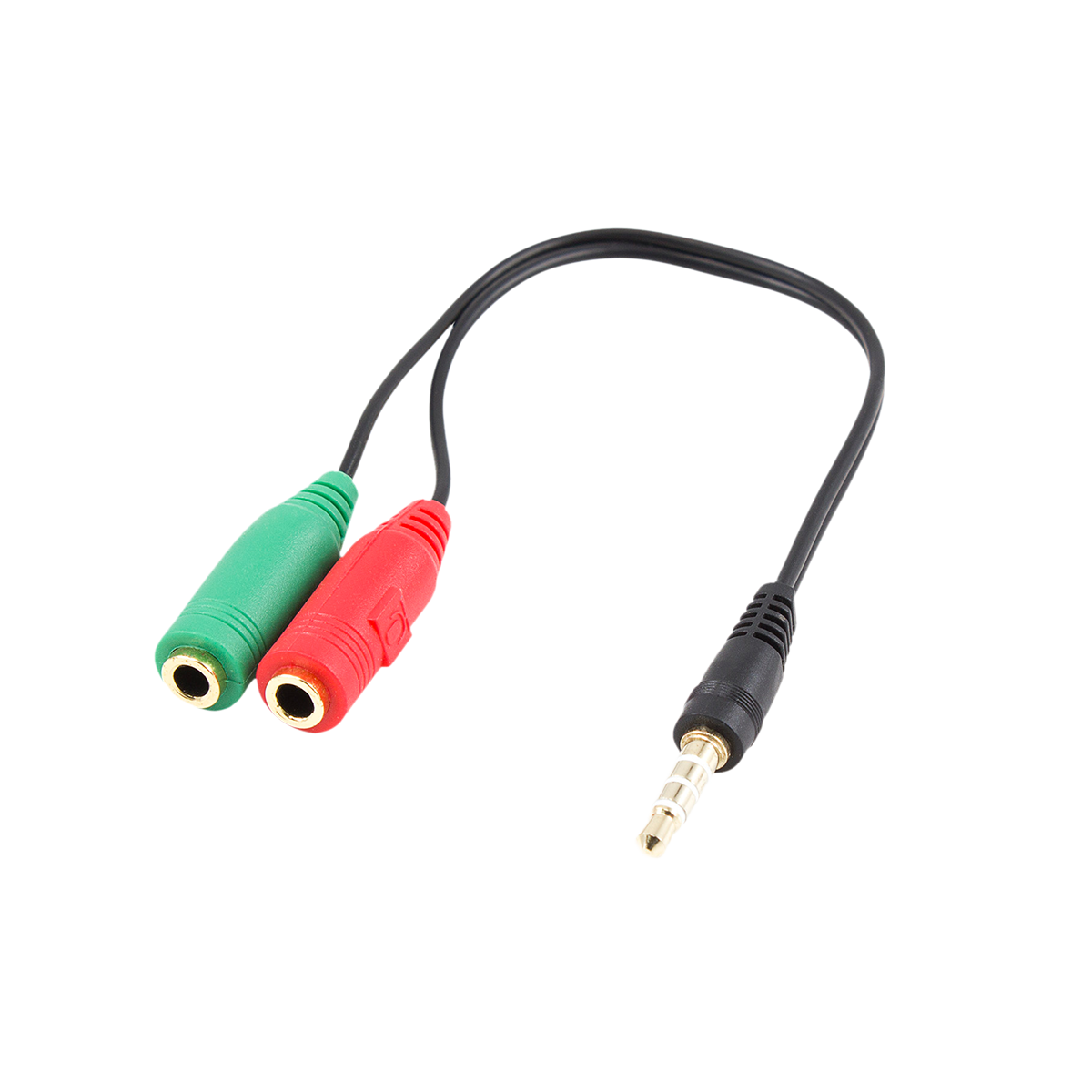 WHITE SHARK αντάπτορας ήχου για ακουστικά 2x3.5mm 3pin σε 3.5mm 4pin