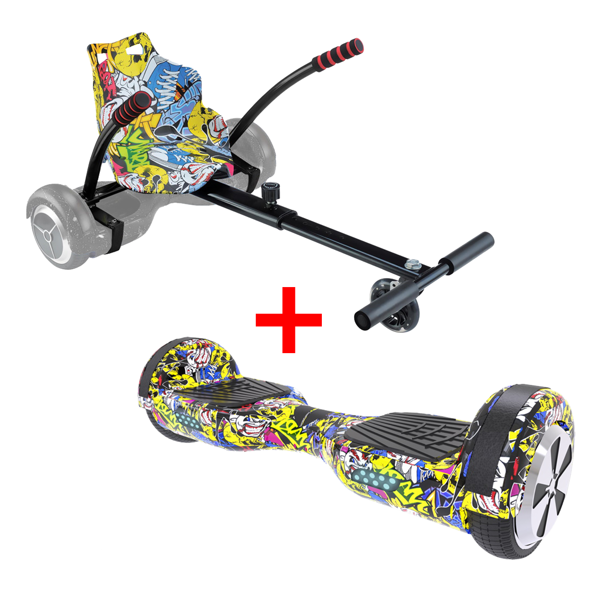URBAN GLIDE Hoverboard 65 Lite + Kart Pilot