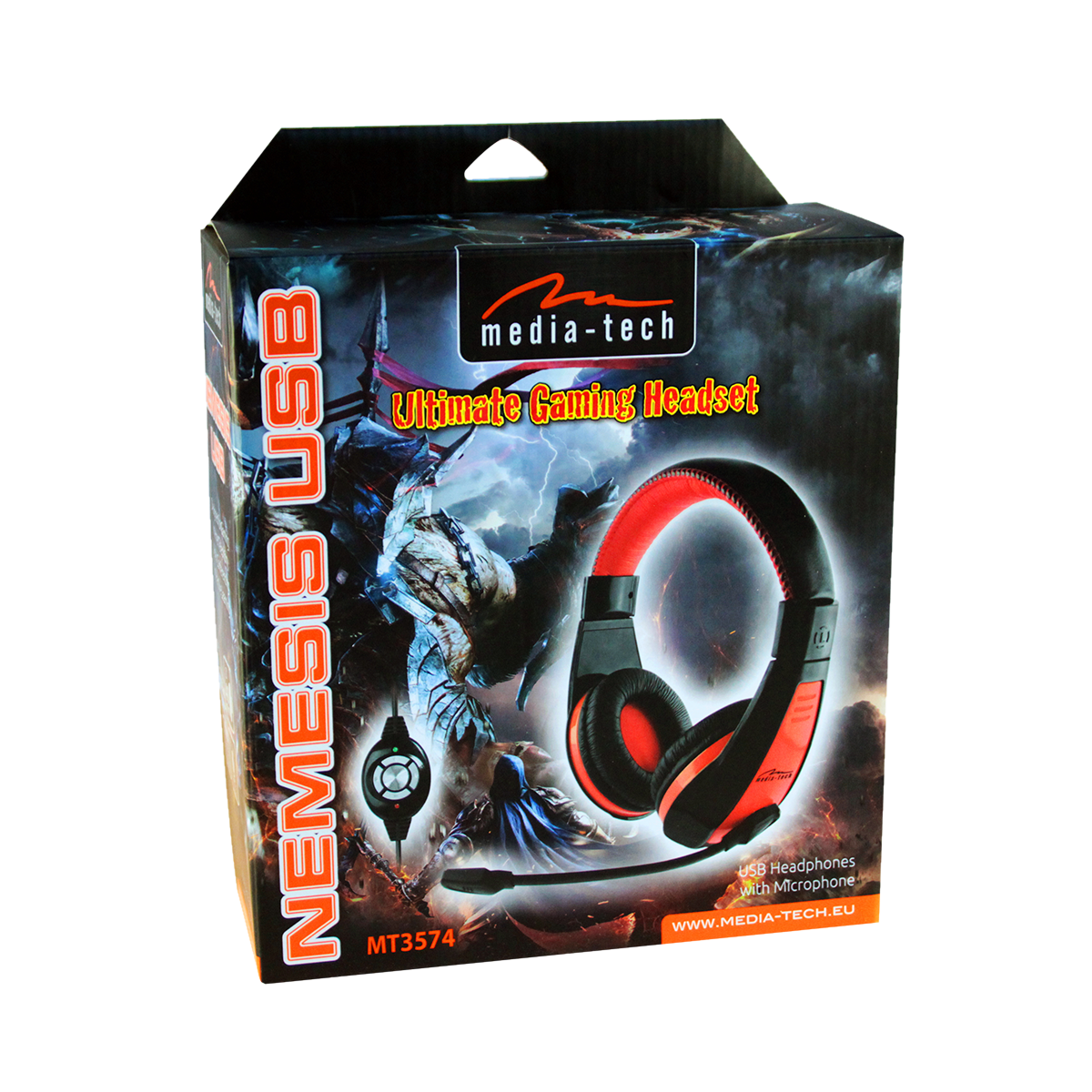 MEDIATECH ενσύρματα ακουστικά USB Nemesis MT3574 - 4