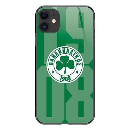  Case Tempered Glass Panathinaikos 1908 GTATTOO for iPhone 11