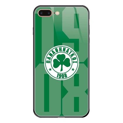 Case Tempered Glass Panathinaikos 1908 GTATTOO for iPhone 7/8 Plus