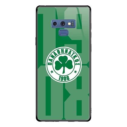  Case Tempered Glass Panathinaikos 1908 GTATTOO for SAMSUNG Galaxy Note9