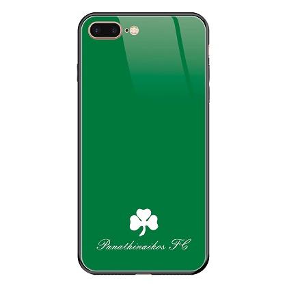 Case Tempered Glass Panathinaikos FC Clover GTATTOO for iPhone 7/8 Plus