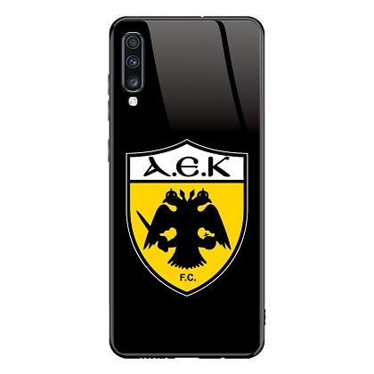 AEK GTATTOO Tempered Glass case for the SAMSUNG Galaxy A70