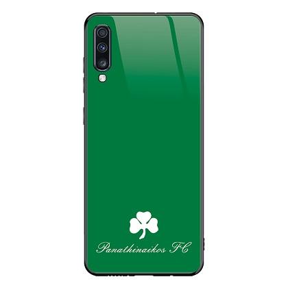 Case Tempered Glass Panathinaikos FC Clover GTATTOO for SAMSUNG Galaxy A70