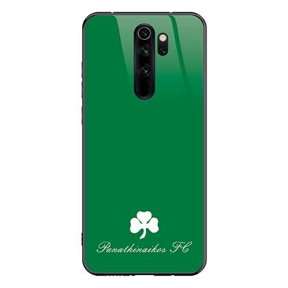 Case Tempered Glass Panathinaikos FC Clover GTATTOO for XIAOMI Redmi Note 8 Pro