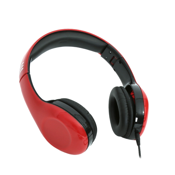 PLATINET ενσύρματα ακουστικά Headset USB/3.5mm Freestyle Κόκκινα