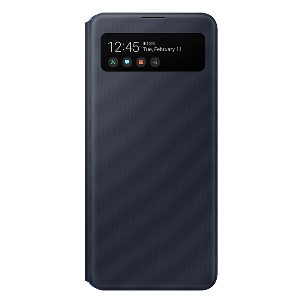 Θήκη S View Wallet SAMSUNG Galaxy A41 Μαύρη