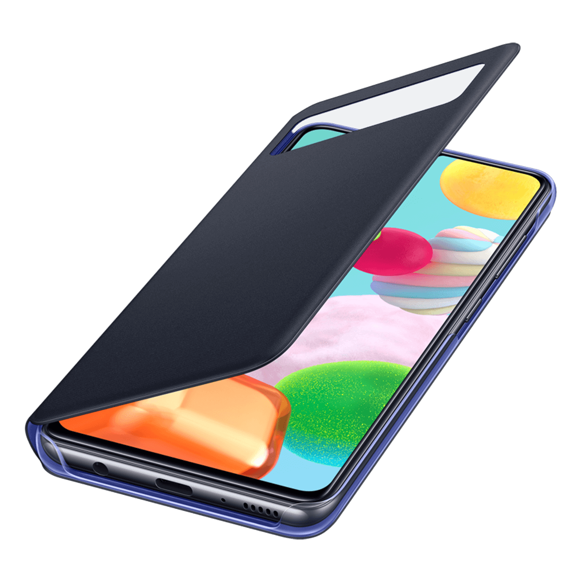 Θήκη S View Wallet SAMSUNG Galaxy A41 Μαύρη - 2