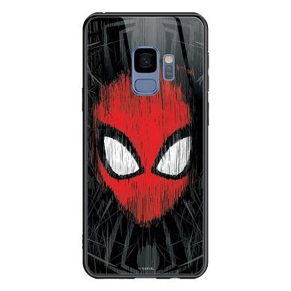 case Tempered Glass Spider-Man Marvel GTATTOO for SAMSUNG Galaxy S9 