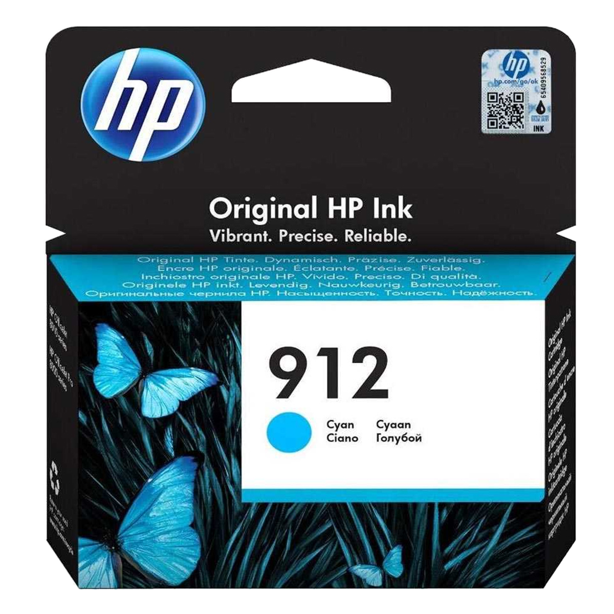 HP δοχείο μελάνης 912 Κυανό Instant Ink