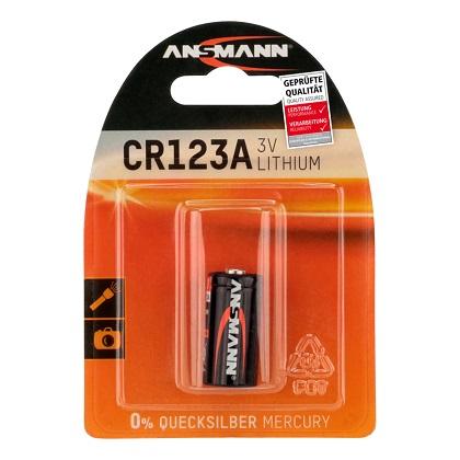 ANSMANN battery lithium CR123A 3V