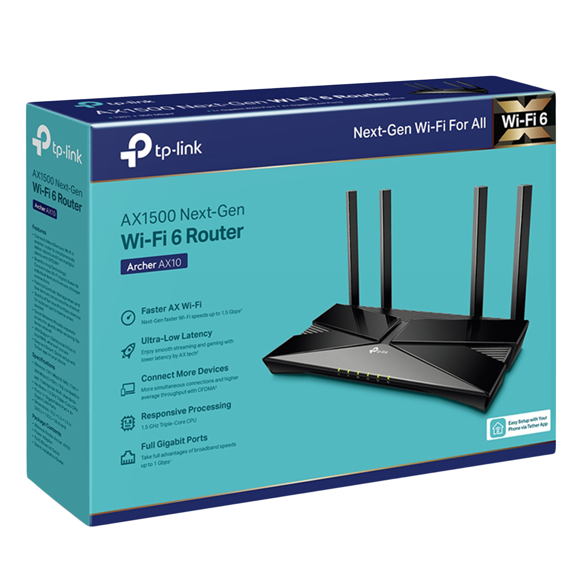 TP-LINK router Archer AX10 Wi-Fi 6 - 4