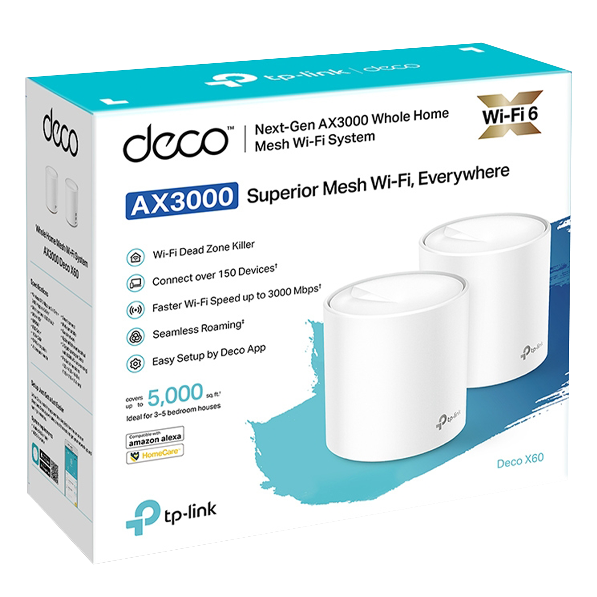 TP-LINK σύστημα Wi-Fi Mesh Deco X60 2-pack - 2