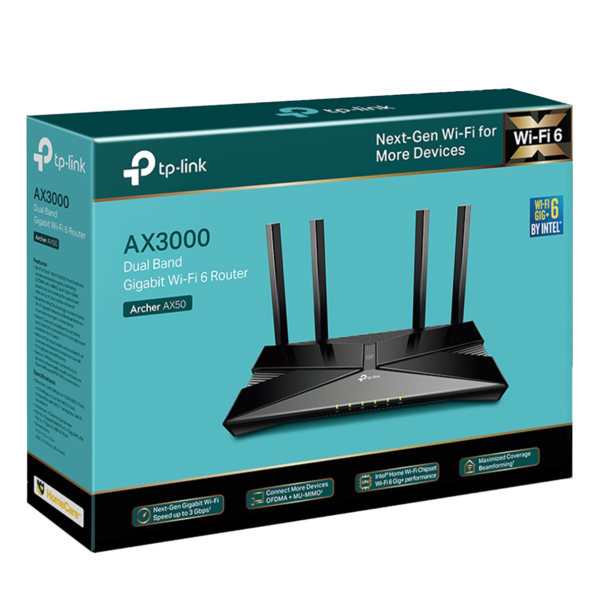 TP-LINK router Archer AX50 Wi-Fi 6 - 4