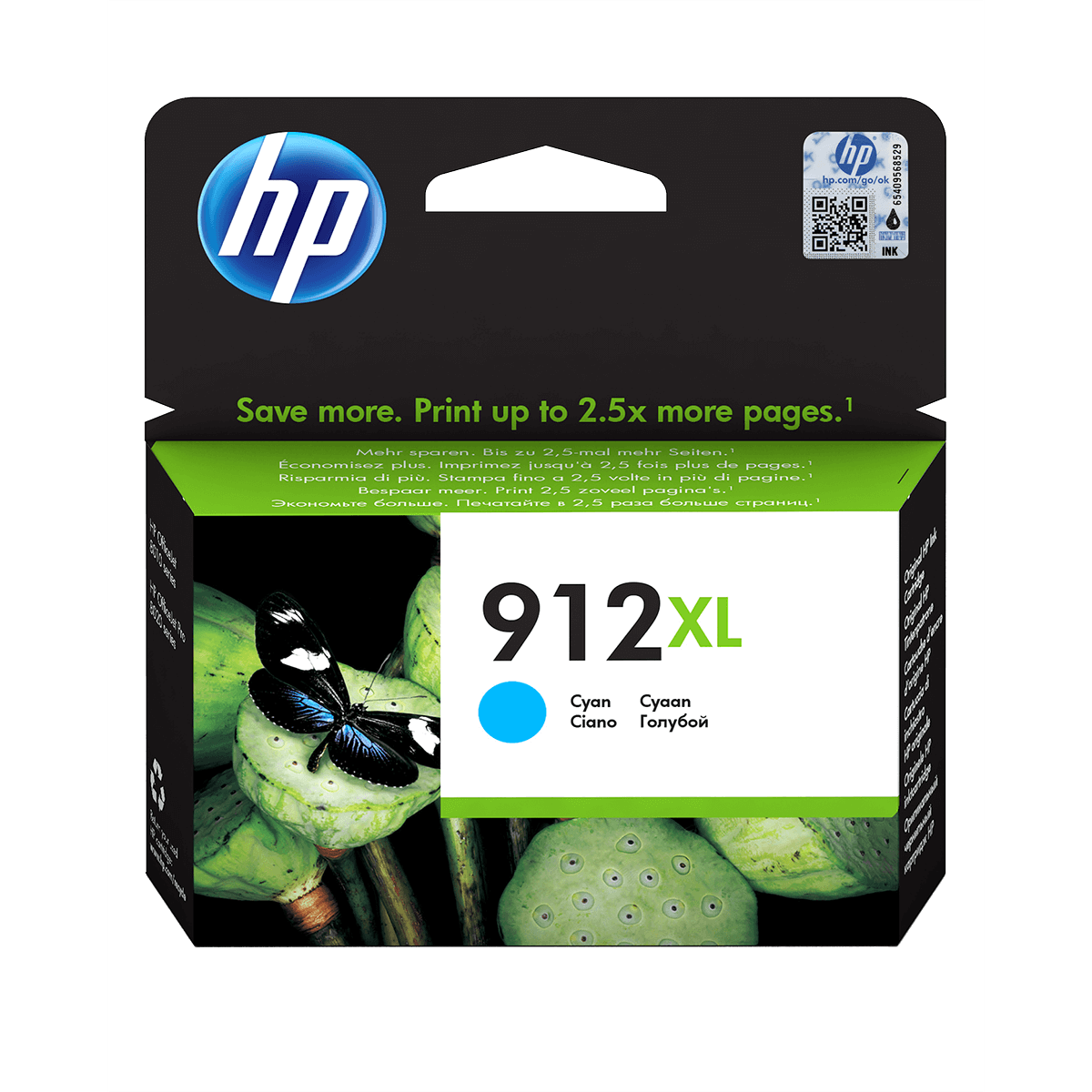 HP δοχείο μελάνης 912XL Κυανό Instant Ink