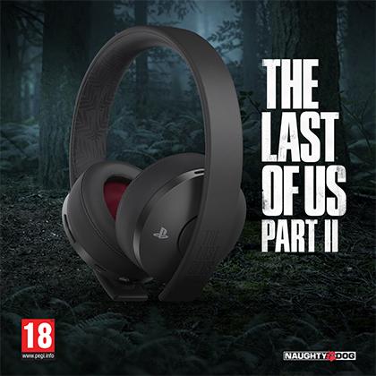 SONY Gold wireless headset PS4 The Last of Us Part II Limited Edition