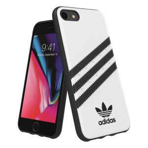 Θήκη Moulded PU ADIDAS για τα iPhone 6/ 6s/ 7/ 8/ SE 2020 Λευκή/ Μαύρη