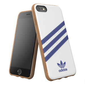 Θήκη Moulded PU ADIDAS για τα iPhone 6/ 6s/ 7/ 8/ SE 2020 Λευκή/ Μπλε