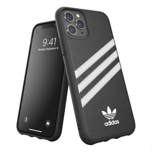 Θήκη Moulded PU ADIDAS για το iPhone 11 Pro Μαύρη/ Λευκή