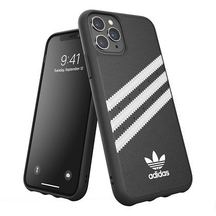  Molded PU Case ADIDAS for iPhone 11 Pro Black / White