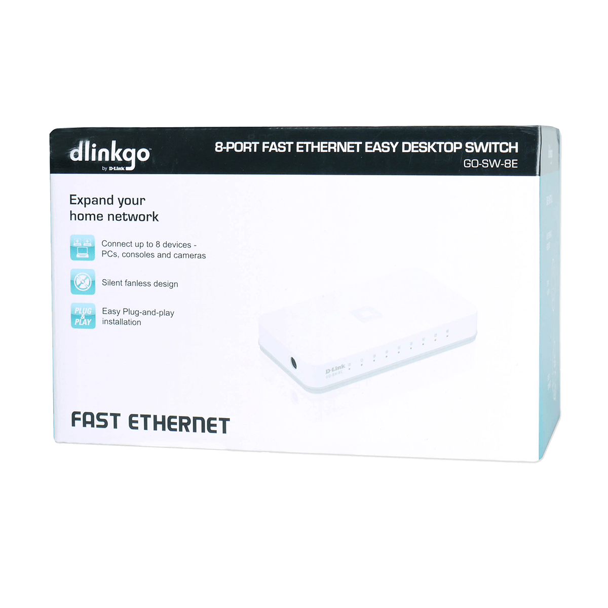 D-LINK Switch GO-SW-8E 8-Port Fast Ethernet - 4