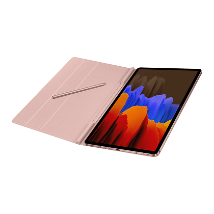  Book Cover Case SAMSUNG Galaxy Tab S7 + Pink