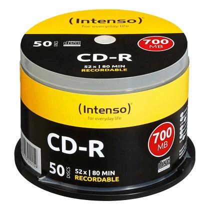 INTENSO CD-R 700MB Cakebox 50