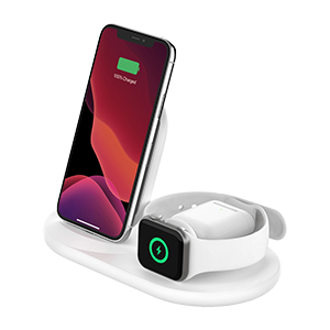 Ασύρματος φορτιστής  BELKIN για iPhone/ APPLE Watch/ APPLE AirPods Λευκό