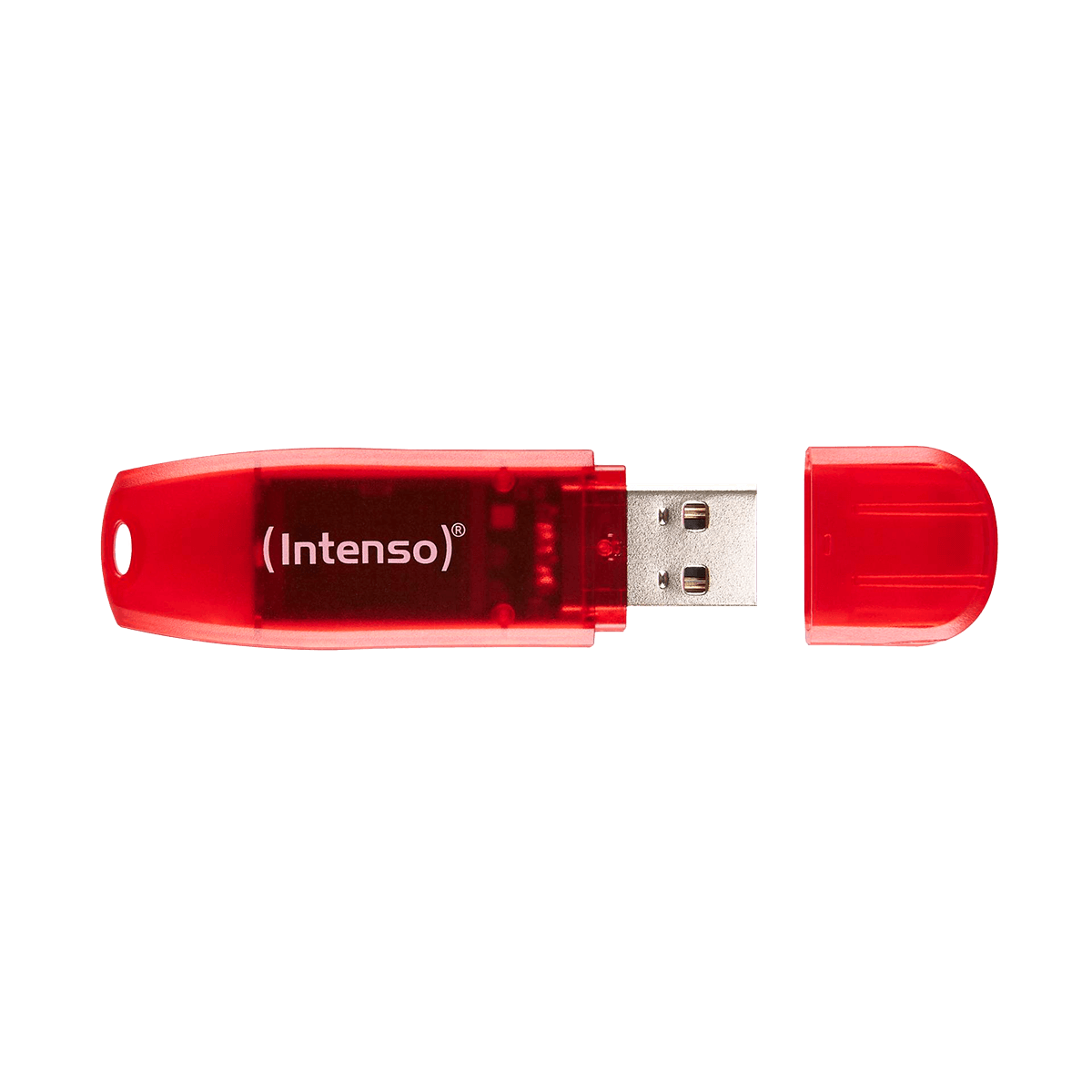 INTENSO μνήμη USB 2.0 Rainbow Line 128GB Κόκκινο